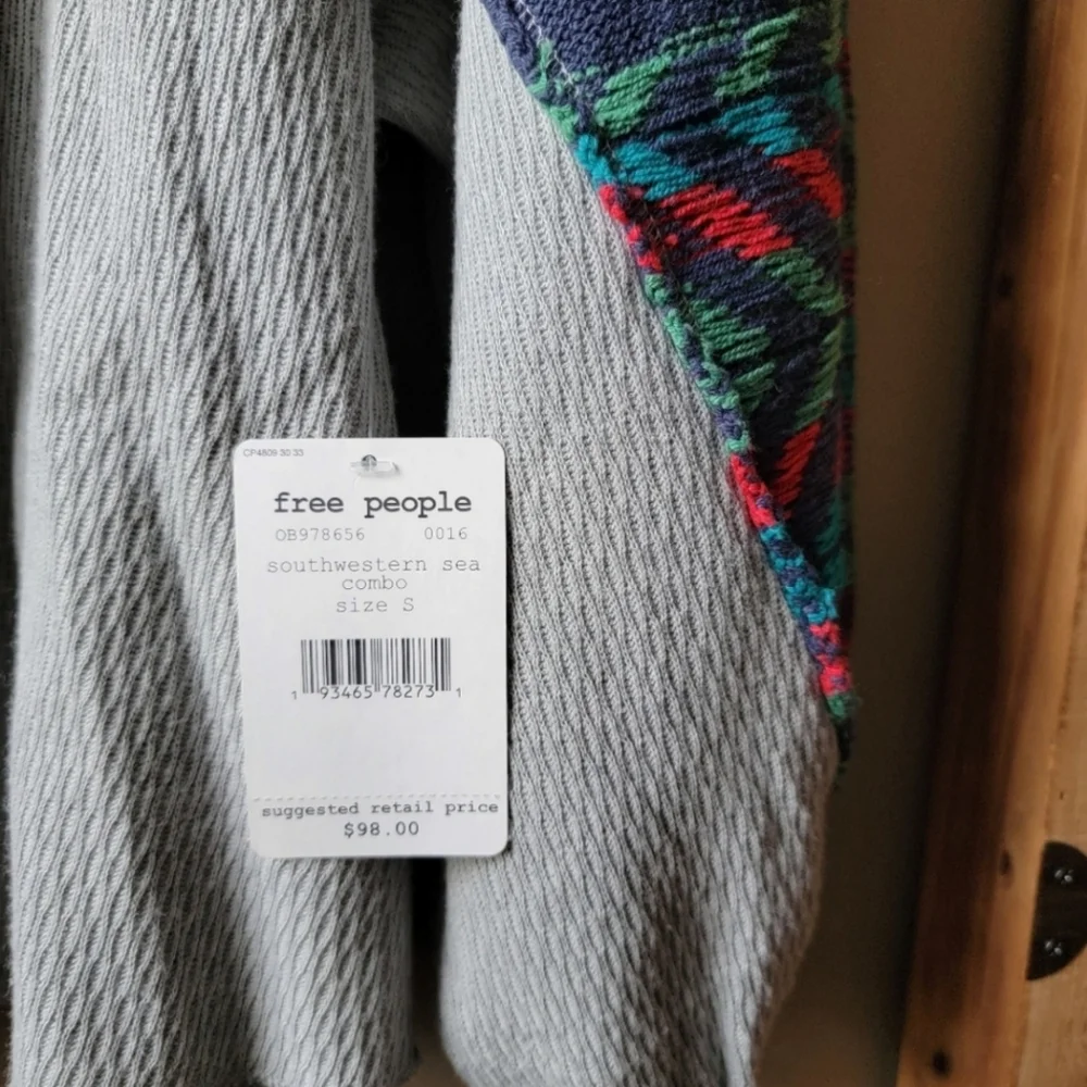 We The Free | Rainbow Dreams Oversized Swit Southwestern Sea Combo Nwt_8